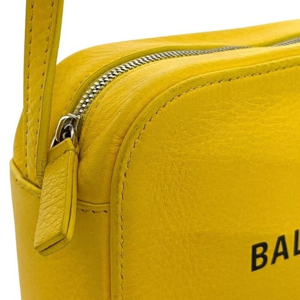 Balenciaga Shoulder Bag Camera Bag XS Yellow Everyday - Picture 6 of 10
